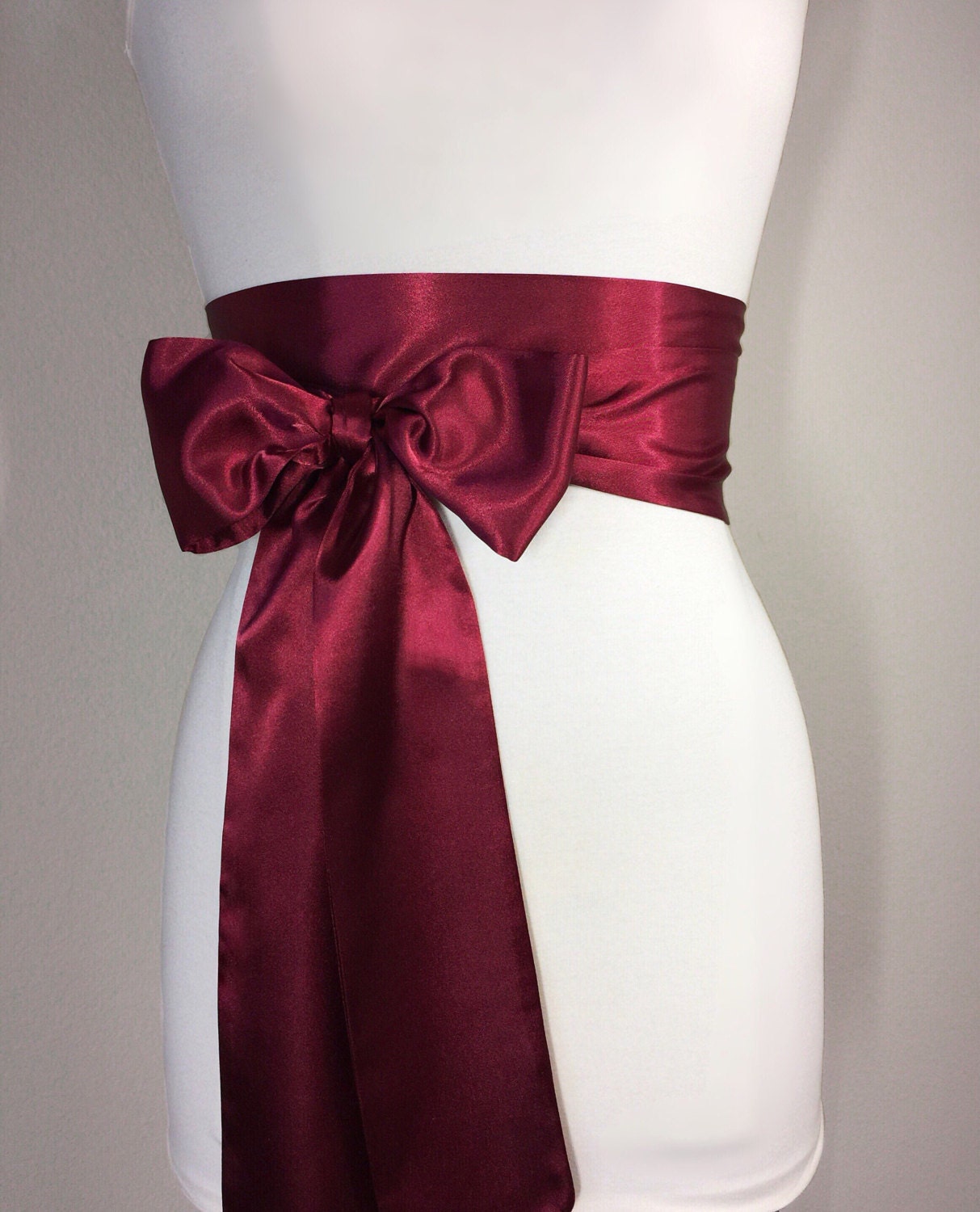 burgundy-sash-burgundy-satin-sash-maroon-sash-holiday-sash-wine