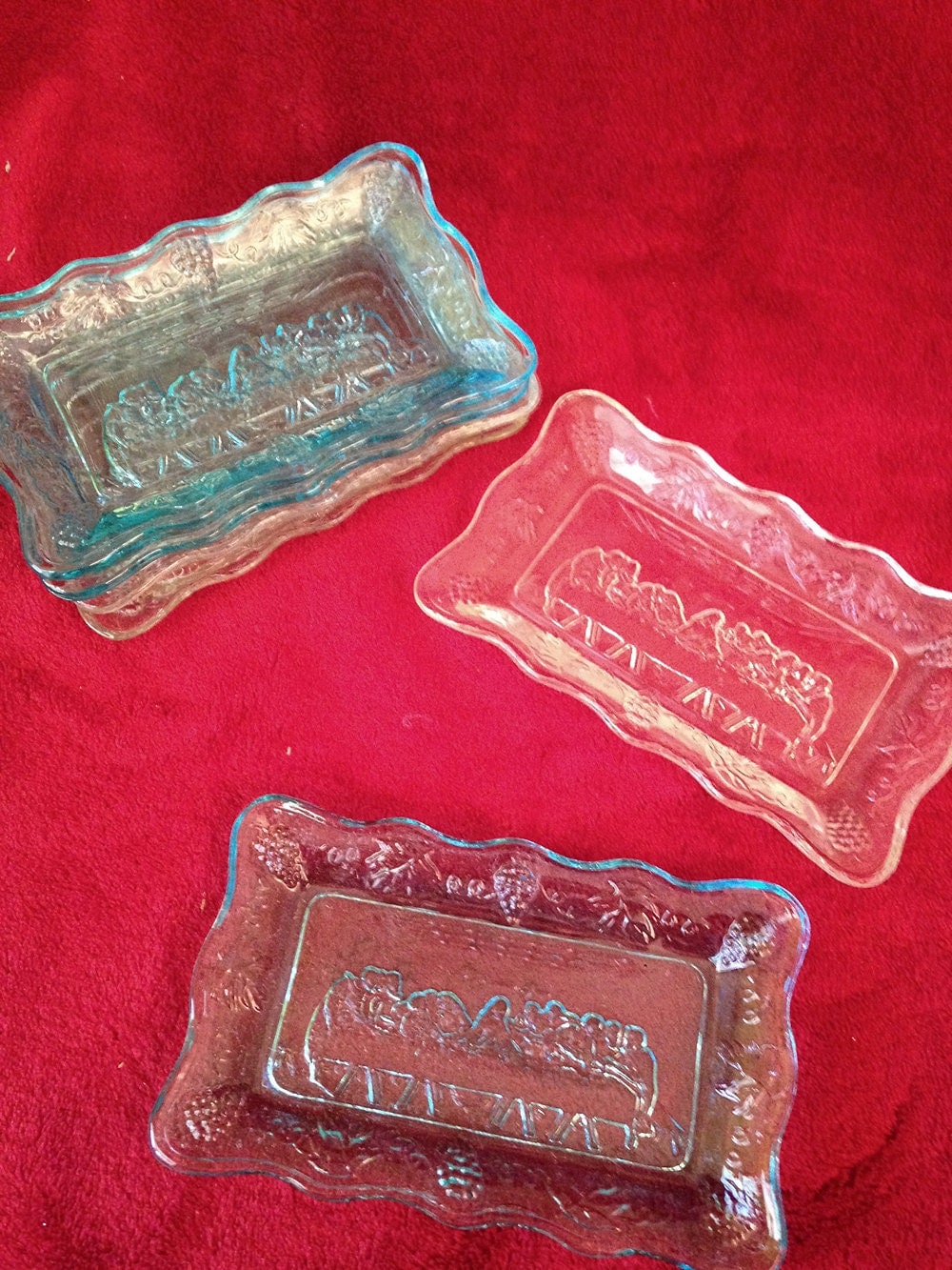 Tiara Last Supper Dish Indiana Glas Company Tiara Butter Dish