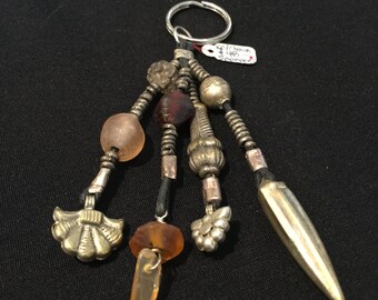 Keychain african beads, Trinkets and charms... Artist: Teresa Bradford-Cole