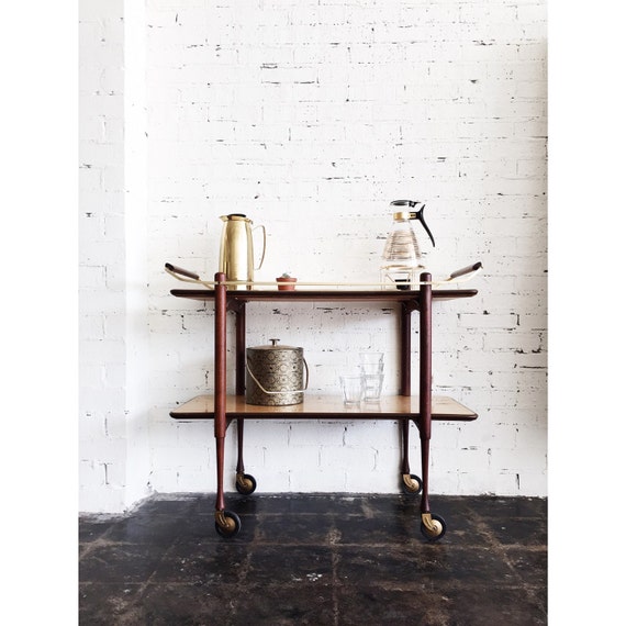 Mid Century Modern Bar Cart by PROPAGATION on Etsy