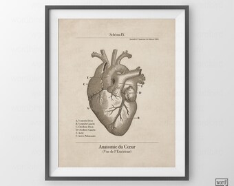 Heart print | Etsy