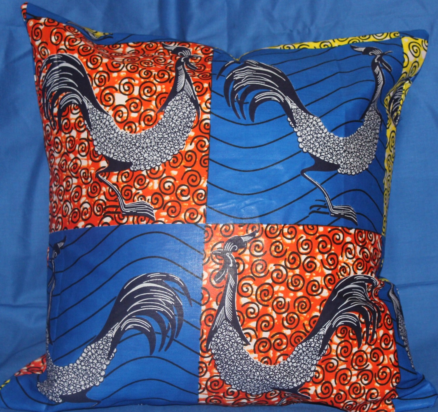 African print pillow cases by KalimahsKreationsLLC on Etsy