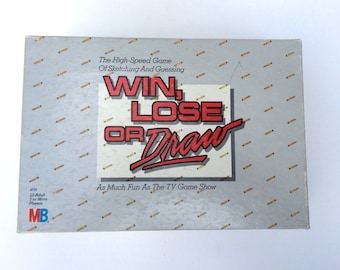 Items similar to Win, Lose or Draw Game Cards - Fun Phrases - Vintage on Etsy