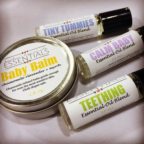 Baby Shower Set Baby Set Essentials Oils by HsHomemadeEssentials