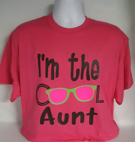 I'm the cool Aunt funny teefamily tee awesome aunt