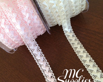 Pleated trim,pleated ribbon,headband trim,embellishment,card making,gift wrapping,weddings,hair accessories,scrapbooking,floral arrangements
