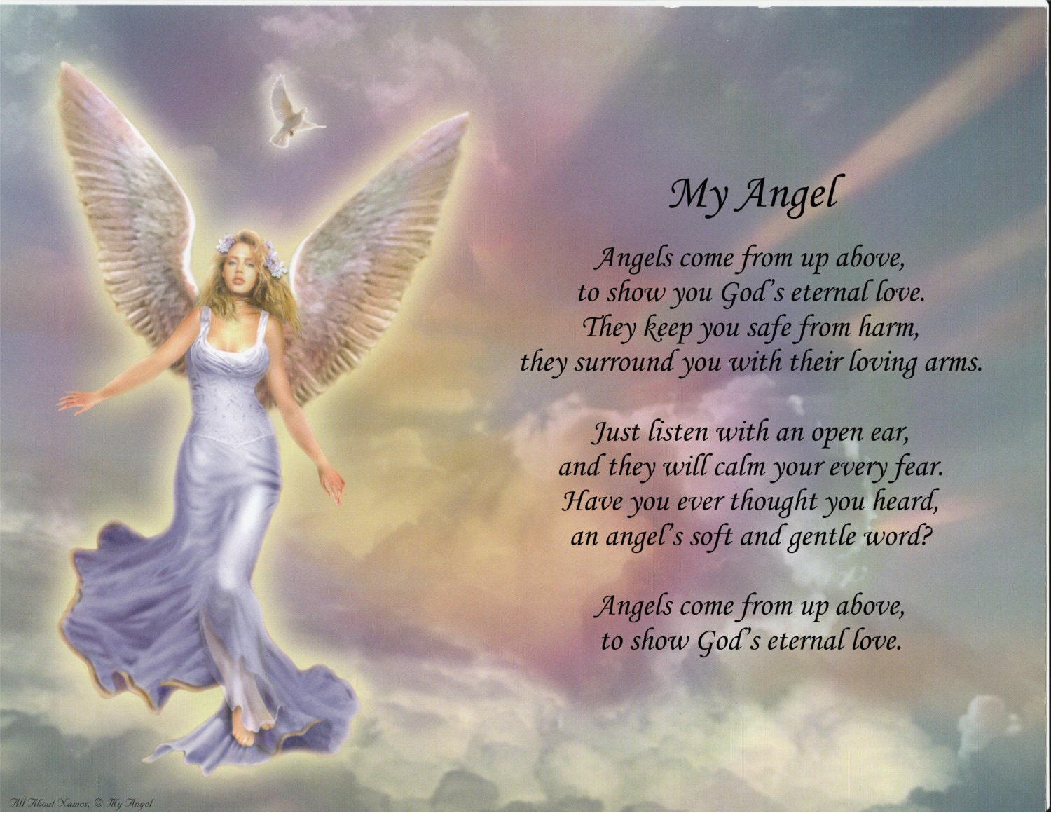 Inspirational Poem My Angel