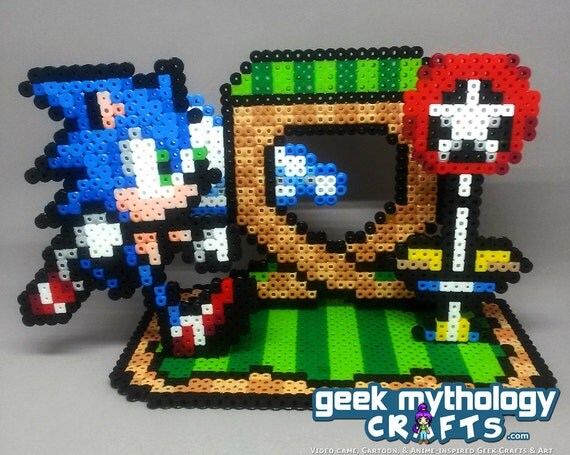 Sonic the Hedgehog Green Hill Zone Decoration / Cake Topper