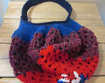 Crochet Handmade Purse Birds Nest Purse Teal by ValentinesDesign