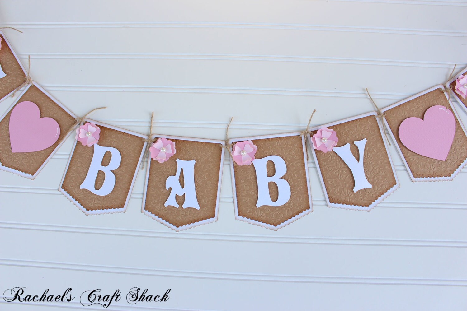 Sweet Baby Girl Baby Shower Banner by RachaelsCraftShack on Etsy