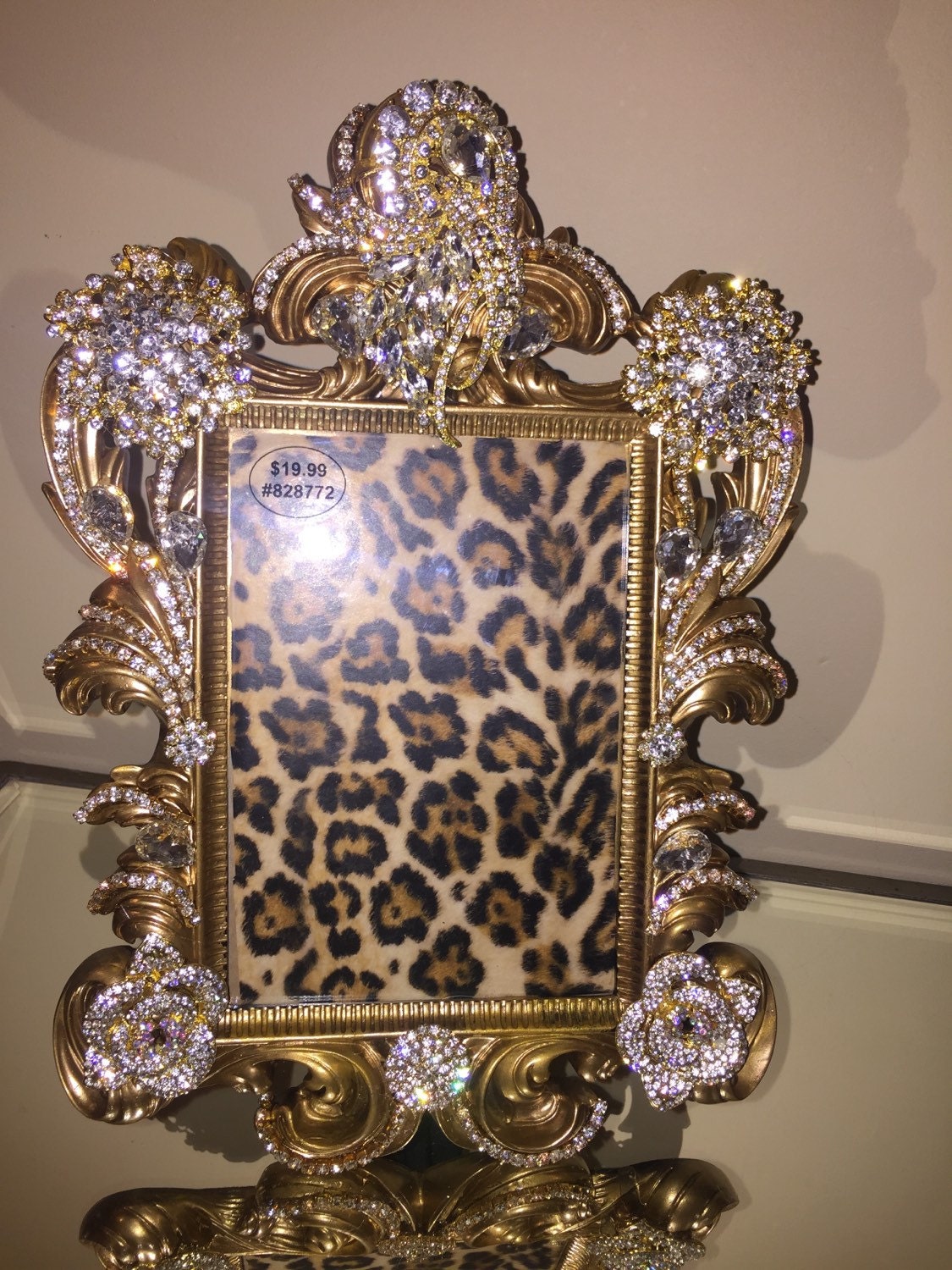 Rhinestone picture frame