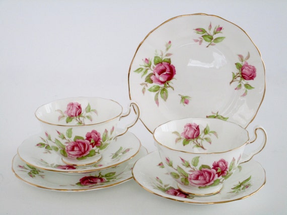 Set Of 2 Adderley Fine Bone China Tea Cup And By Whselection