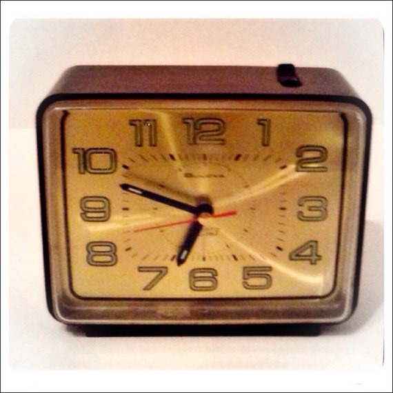 Bulova Battery Operated Quartz Alarm Clock by 57HollywoodNorth