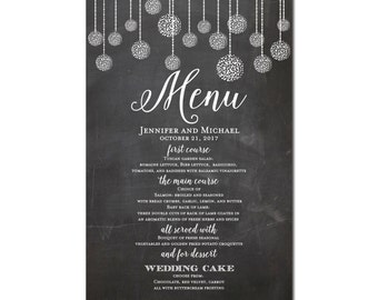 Printable Wedding Menu Sign, Wedding Printable Menu Sign, Wedding Menu Poster, Wedding Sign, Wedding Menu Board, Menu Poster #CL125