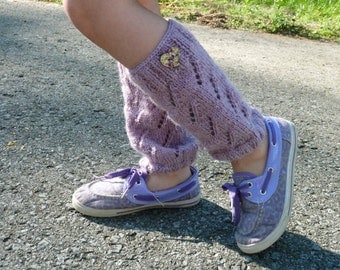 Legwarmers "Digitalis" PDF pattern to download in French and English