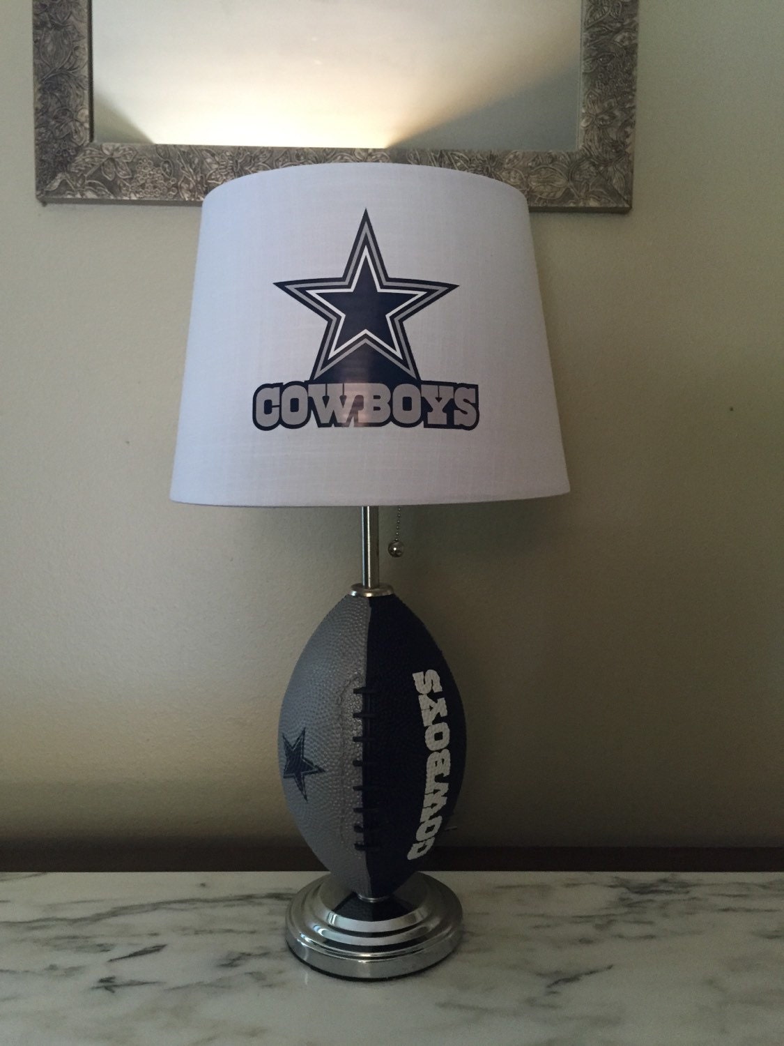 Dallas Cowboys football Lamp by thatlampguyGraz on Etsy