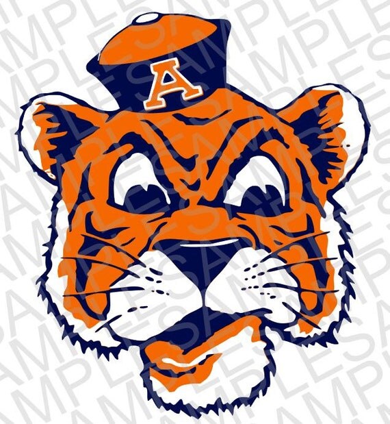 University Of Auburn Tiger Mascot Svg And By Missaddisonscloset
