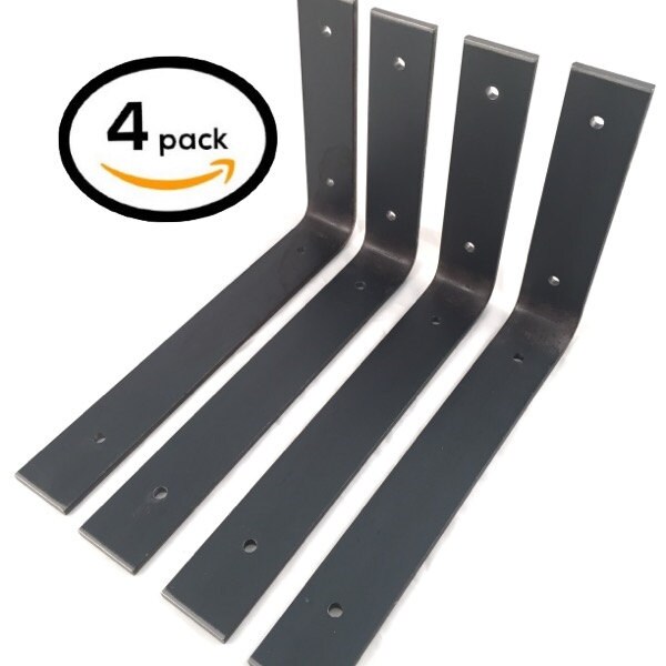 4 Pack 10Lx6H Handcrafted Rustic Reclaimed Salvaged Metal