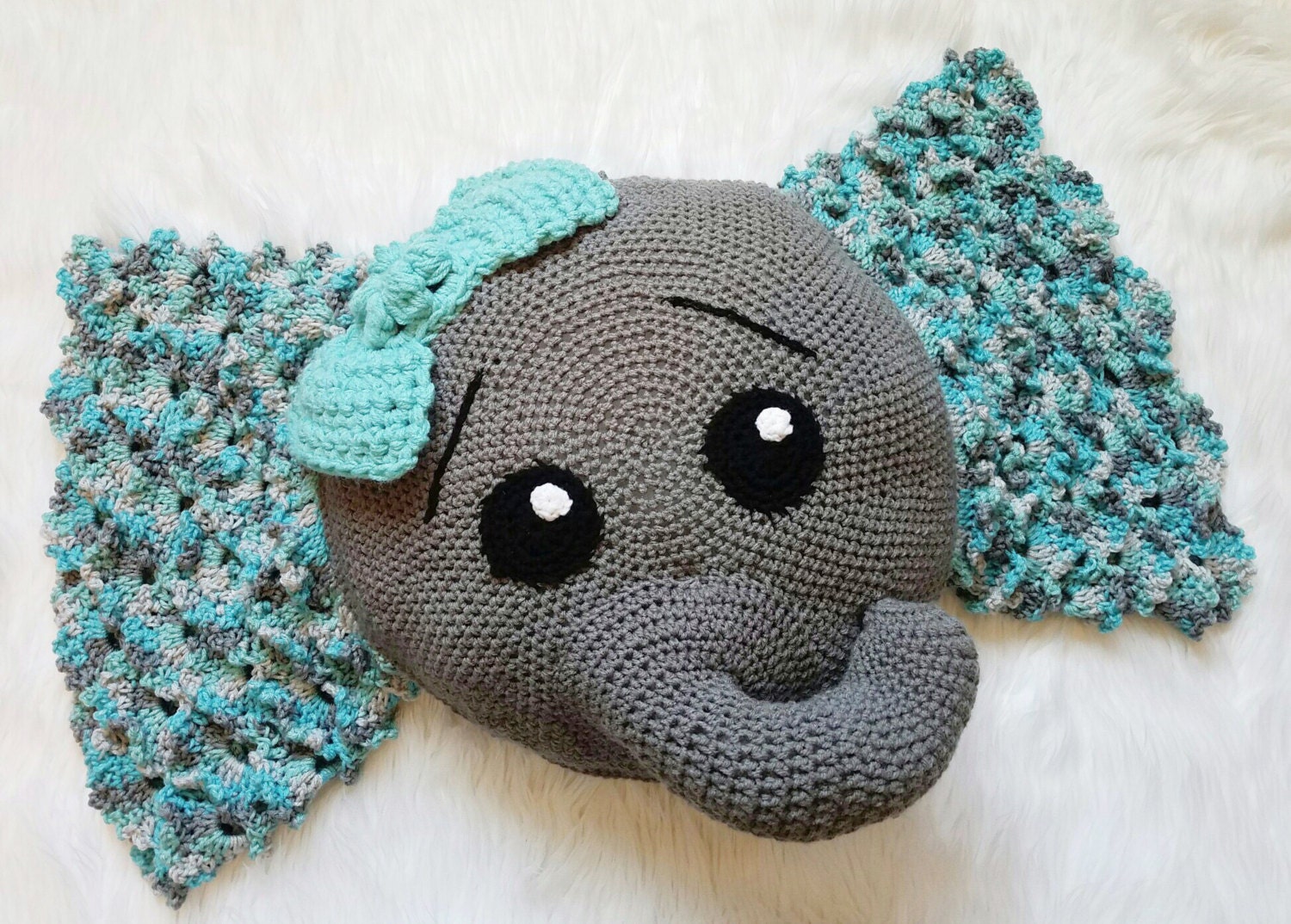 elephant head pillow