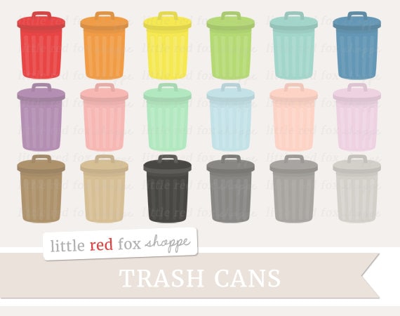 free clipart images trash can - photo #39