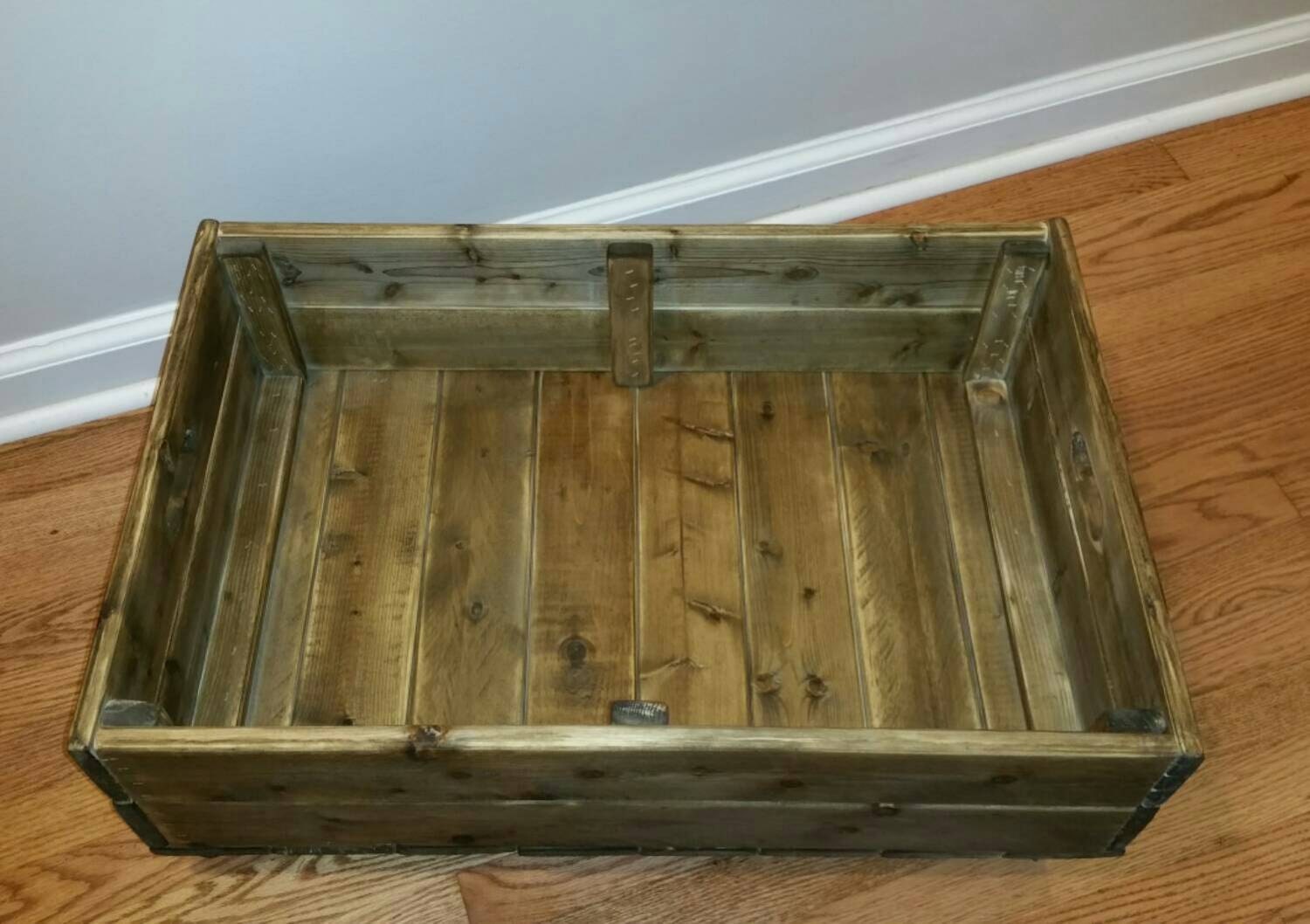 Under Bed Rolling Storage Crate by EllistownStudios on Etsy