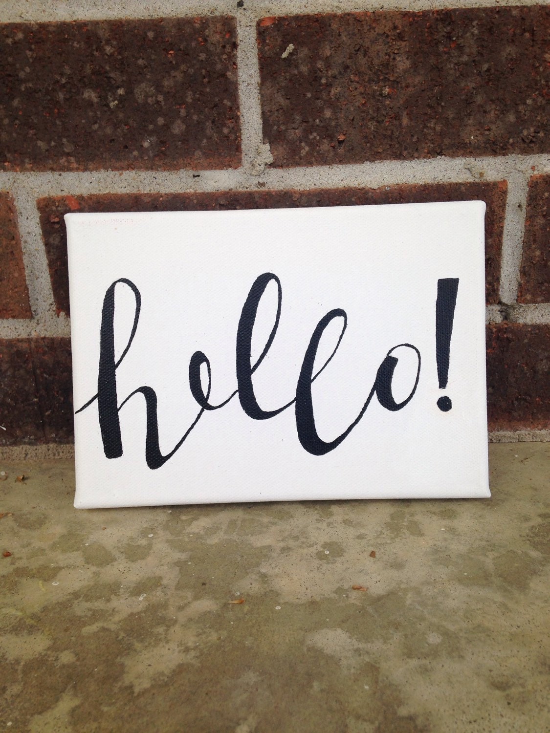 Home decor canvas sign canvas art Custom canvas Hand