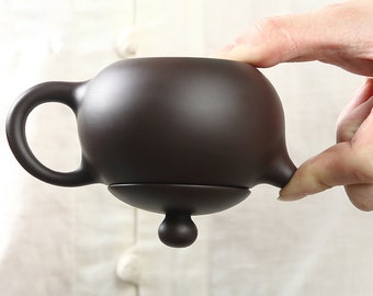 Chinese Handmade Zisha Kungfu Teapot Yixing Purple Clay Tea Pot 180cc