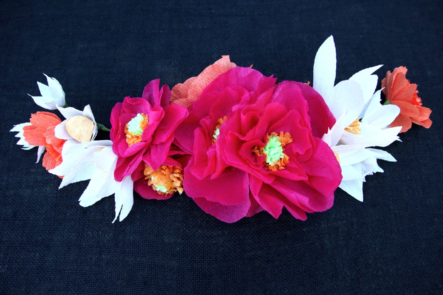 Day of the Dead Paper Flower Garland / Dia de los Muertos