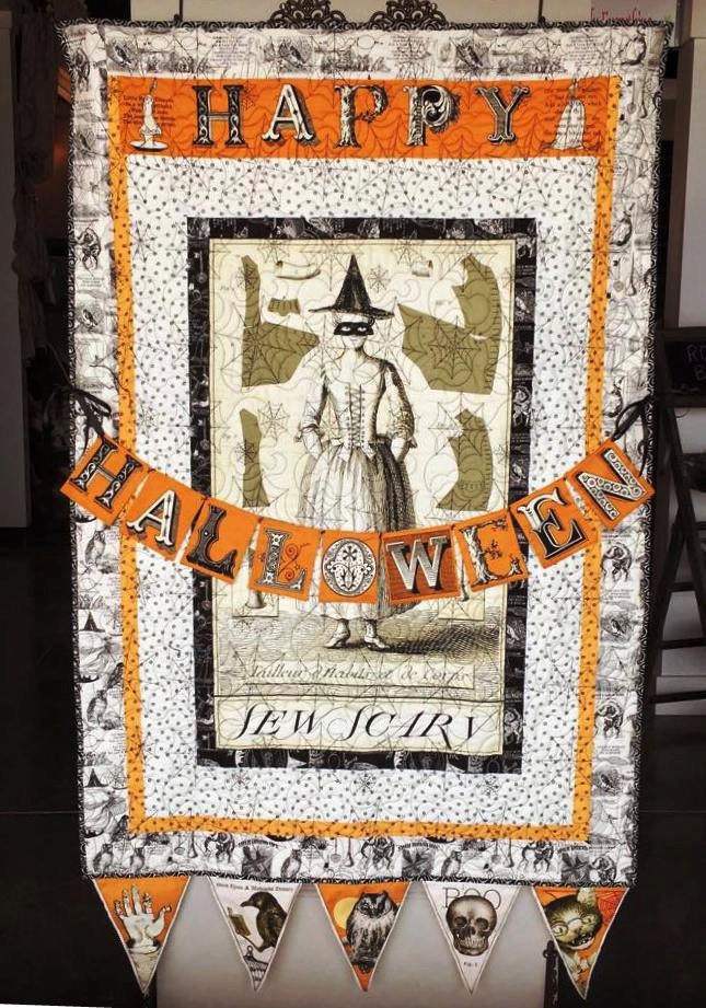 Halloween Quilt Kit by NotYourMamasQuiltStr on Etsy