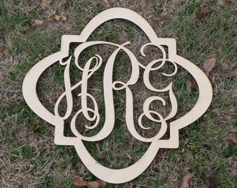 Unfinished Wooden Quatrefoil Wall Decor