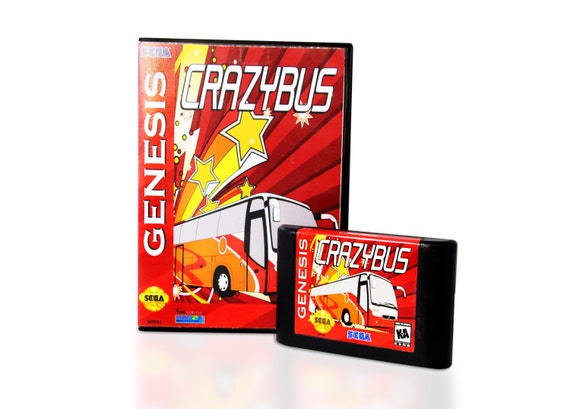 Crazy Bus for the Sega Genesis Sega Genesis by TheCartridgeArcade