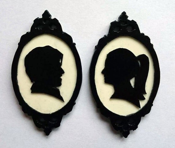 Captain Swan Silhouette Keychains -Resin