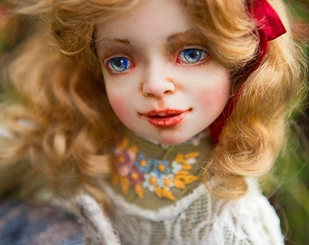 OOAK art doll "Alice in wonderland" by Elena Balaksheva Dollena