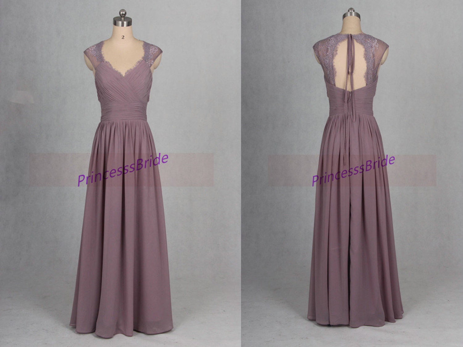 2019 long gray  purple  chiffon bridesmaid  dress  hot latest