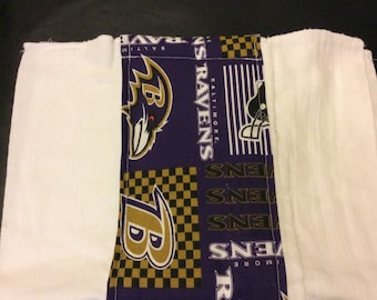 Baltimore Ravens burp cloth