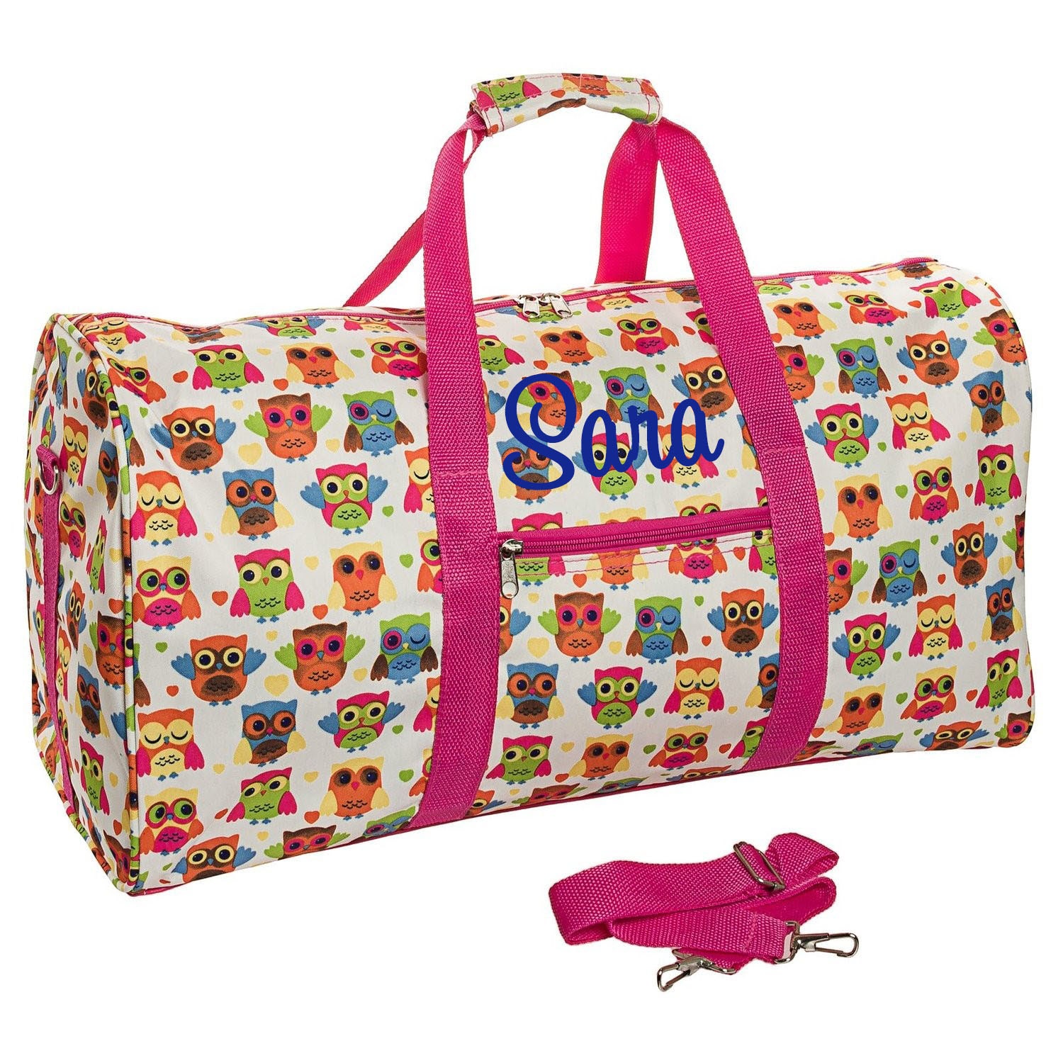 OWL DUFFLE Bag Girls Duffle Bag Girls Overnight Bag Owl