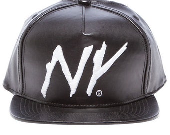 New York / LA Leather Snapback