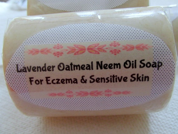 Eczema soap and sensitive skin soap lavender oatmeal all ...