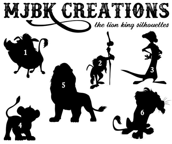 Download The Lion King Pumbaa Rafiki Timon Simba Mufasa Scar Silhouette