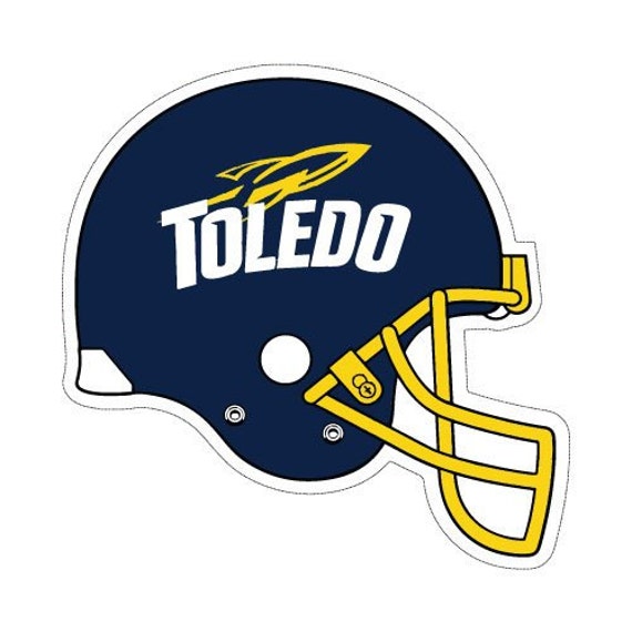 Toledo Rockets Helmet Heat Transfer By Halidesign On Etsy