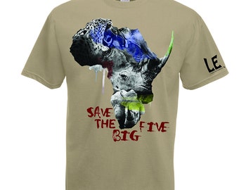 white rhino t shirt