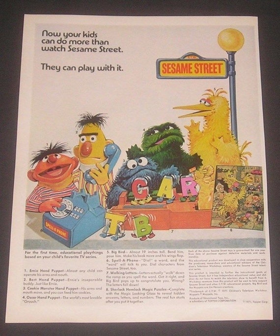 sesame street educational toys
