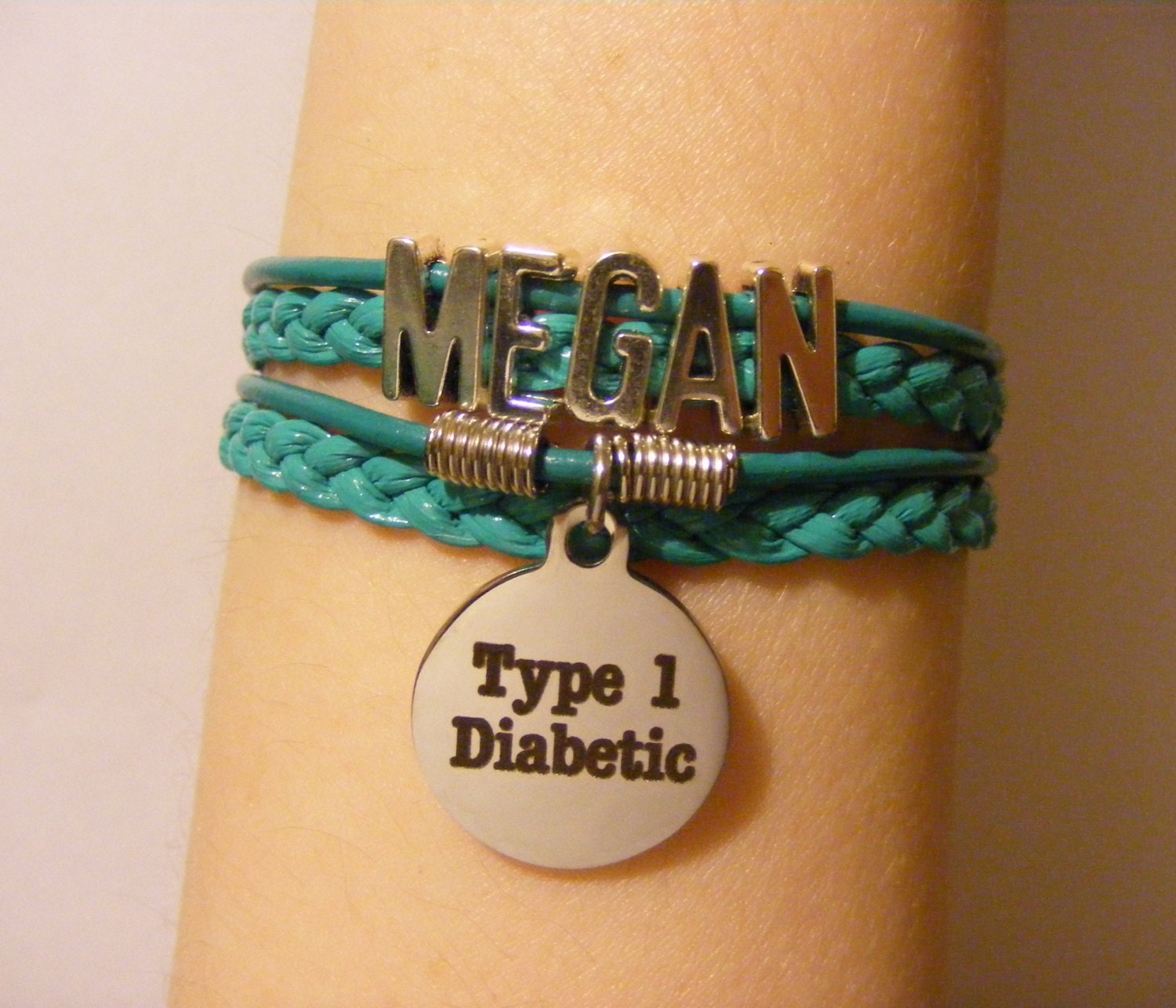 Diabetic bracelet diabetic jewelry Type 1 diabetic bracelet