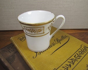 Nippon - Hand Painted - Small Teacup - Gold Accent