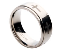 christian wedding rings titanium