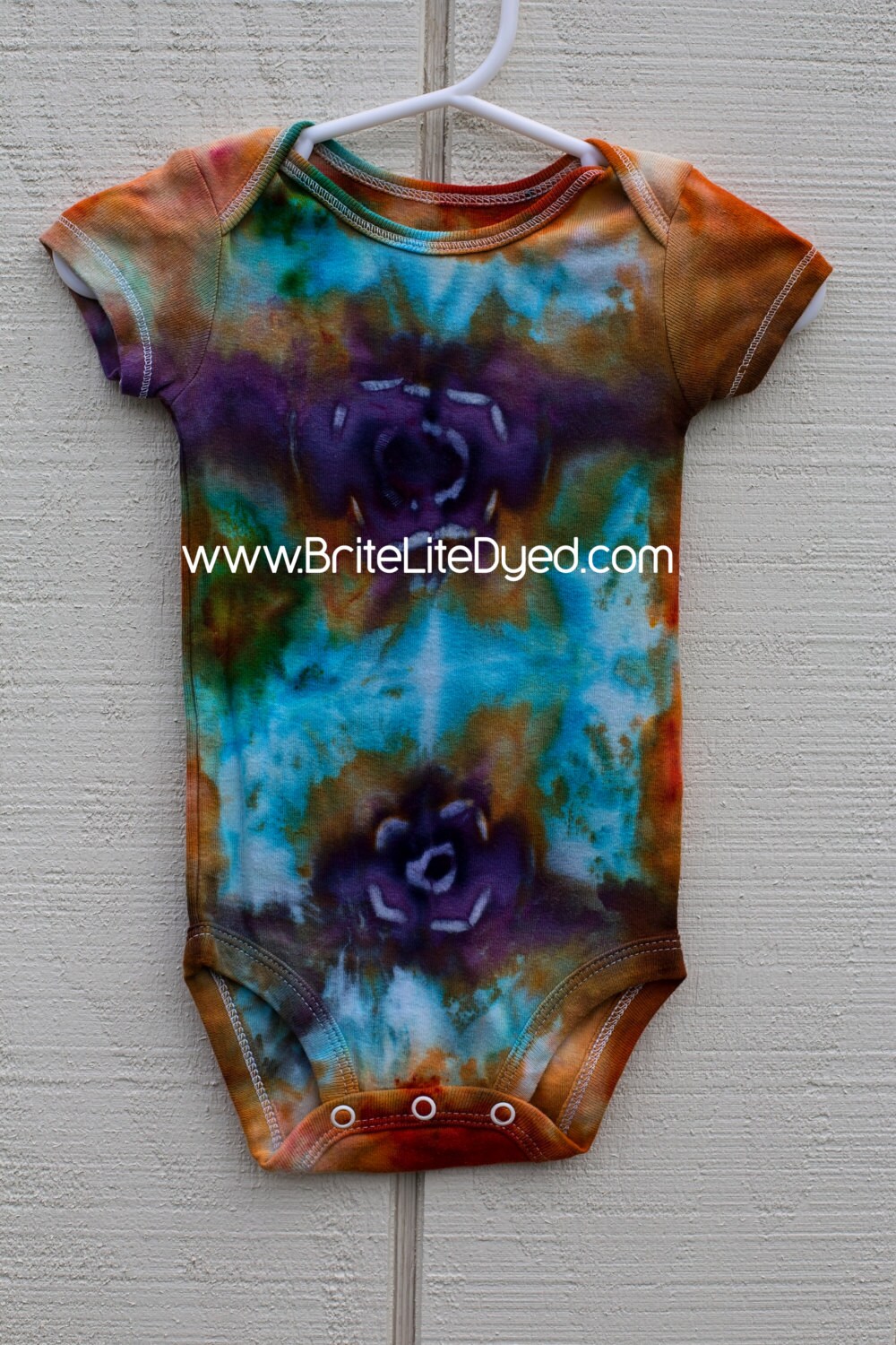 Tie Dye Children's Onesie 6 MONTHS Baby Clothing by BriteLiteDyed