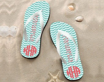 etsy custom flip flops