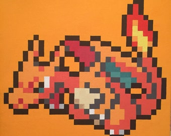 Charizard 8 bit | Etsy