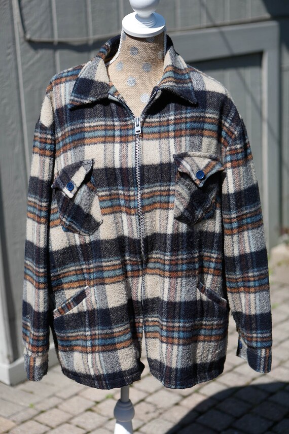 MWG Western's Best Canadian Vintage men's wool plaid