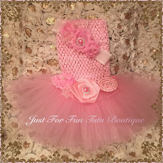 Items similar to Pink tutu baby dress, Baby girl tutu, Just for fun on Etsy